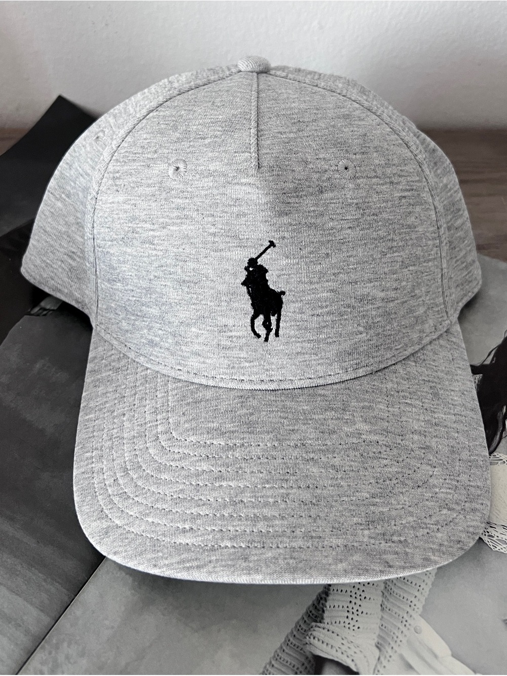 Polo by Ralph Lauren Gray Heather Baseball Cap Trucker hat